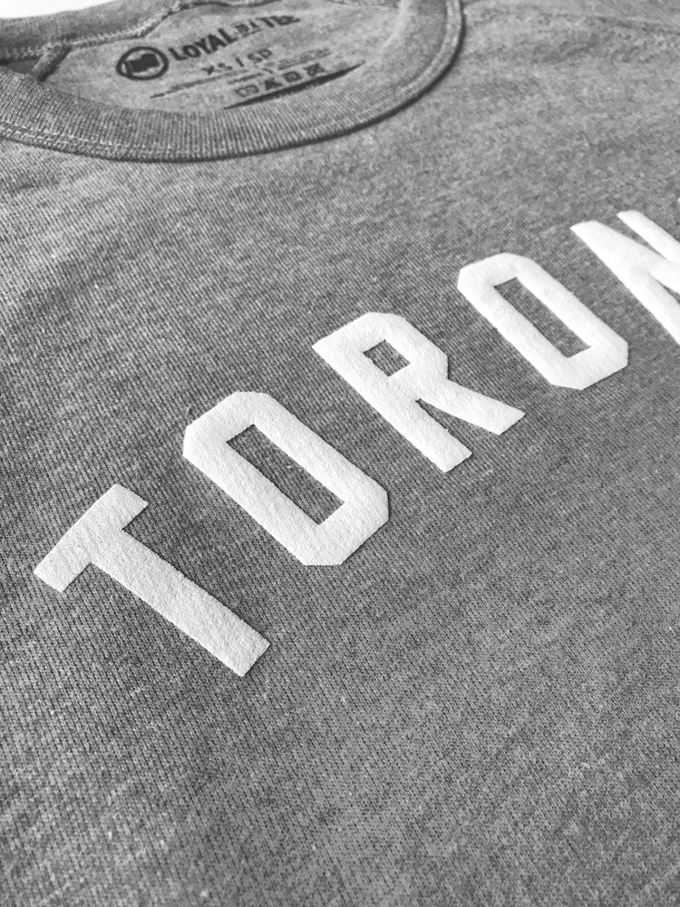 Toronto Puff Unisex French Terry Sweater (Heather Grey) – LOYAL to a TEE